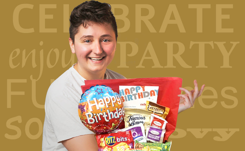 Funny Birthday Gift Box with Food Brings a Birthday Smile to Men, Women,  Friends and Family