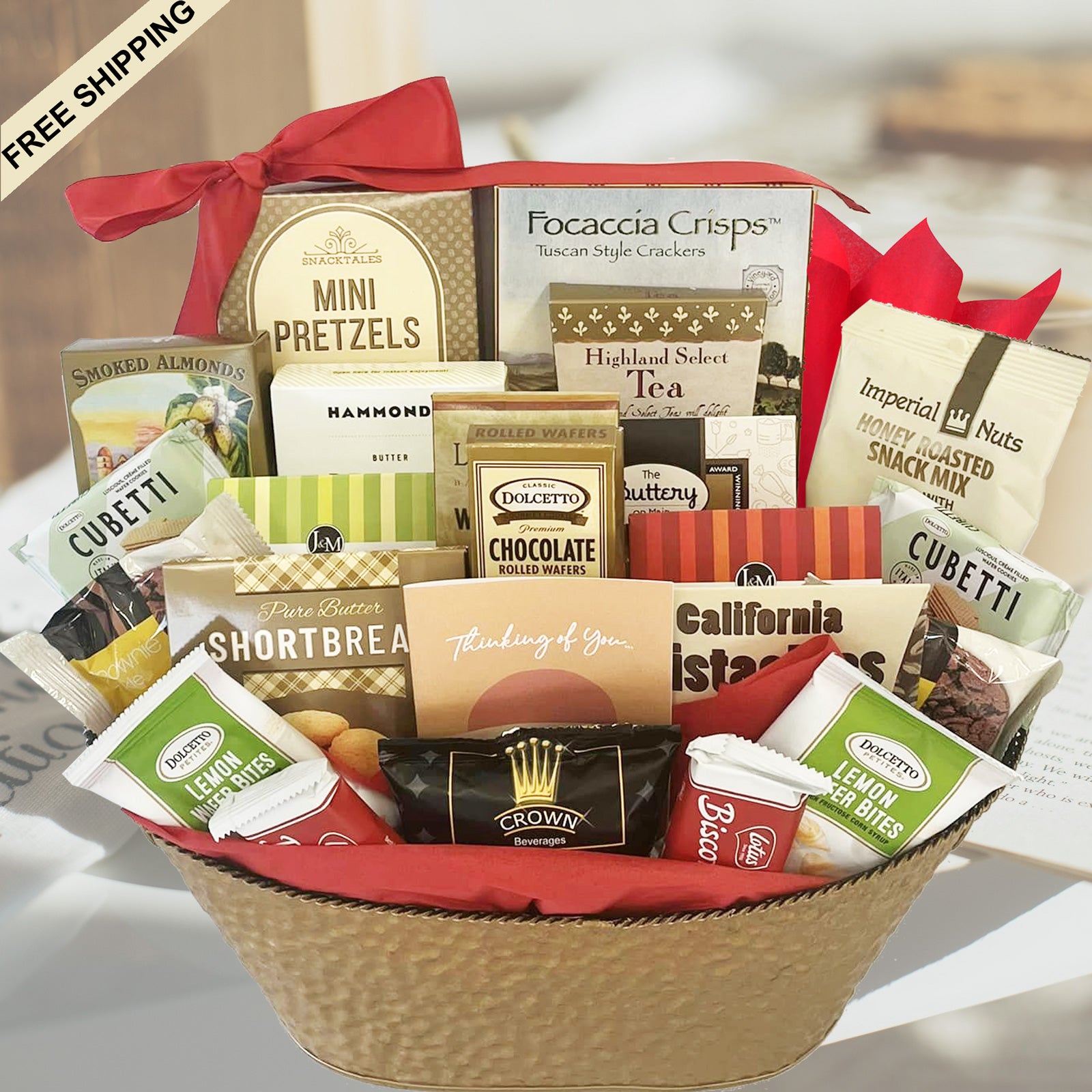 Grand Gourmet Gift Basket for Thinking of You, Get Well, Just Because –  Gifts Fulfilled
