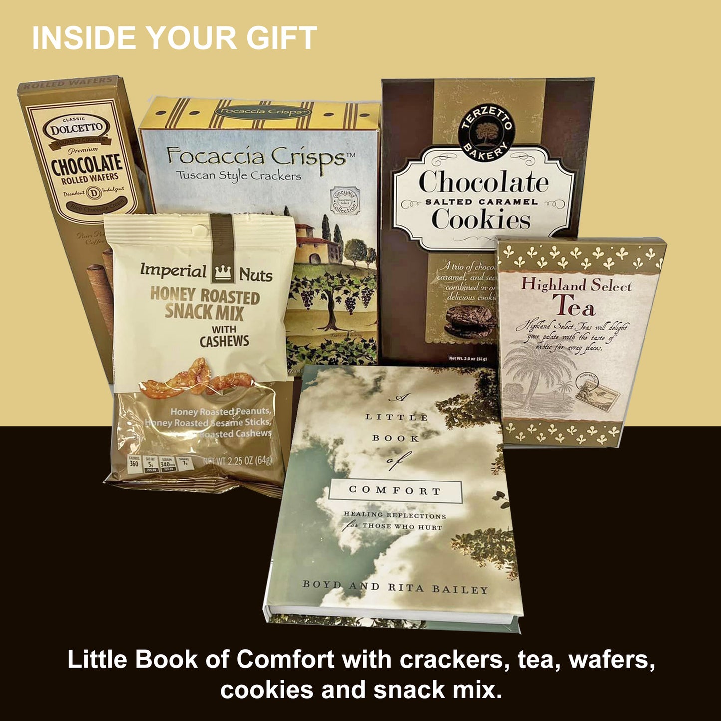 Little Book of Comfort Christian Sympathy Gift Basket for Sending Condolences on the Loss of a Loved One