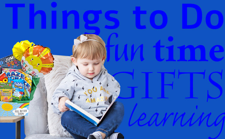 Gifts for kids with activity books full of things to do to keep them entertained for hours