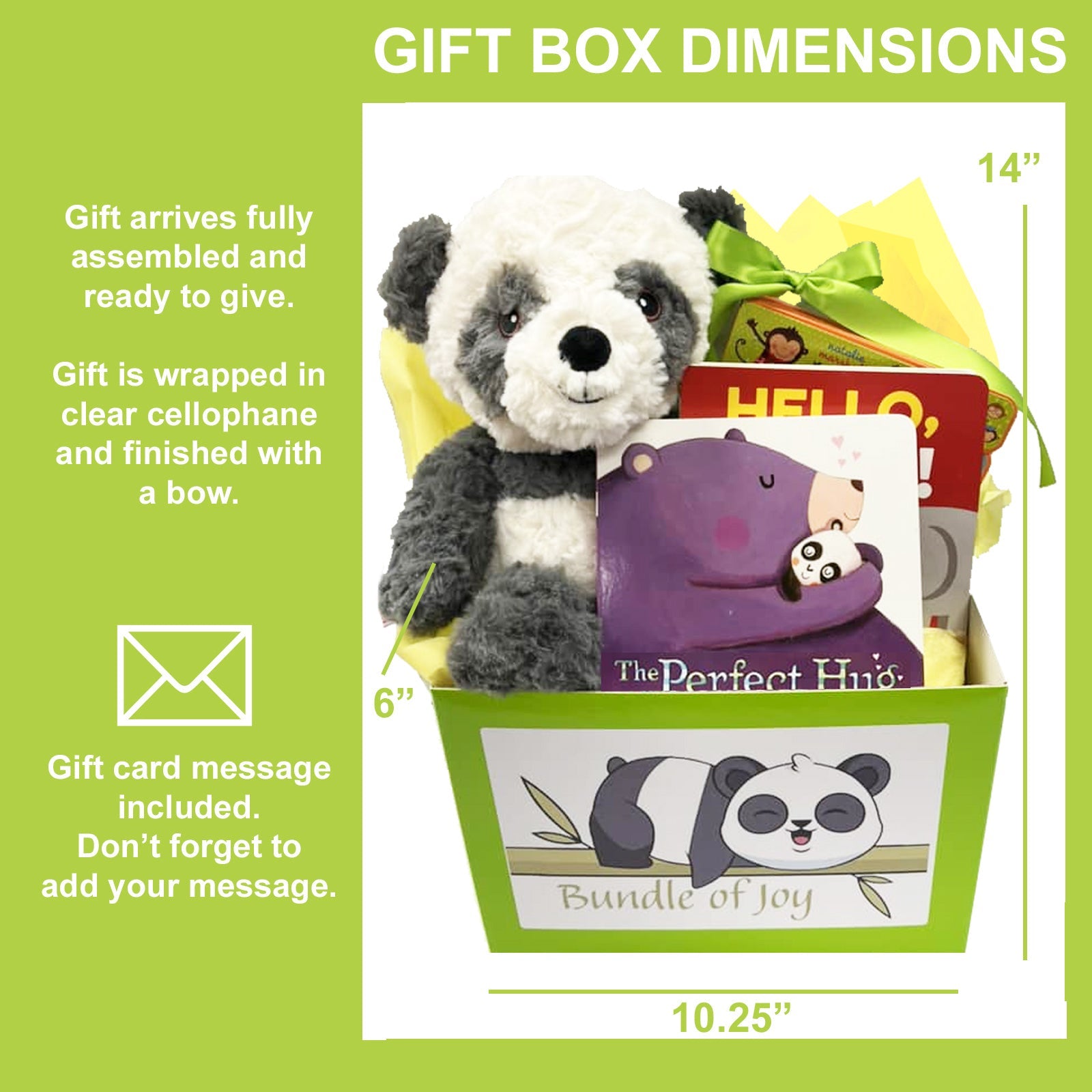 Bundle of Joy Baby Books Gift Box Gender Neutral Design for Baby Boys and Baby Girls