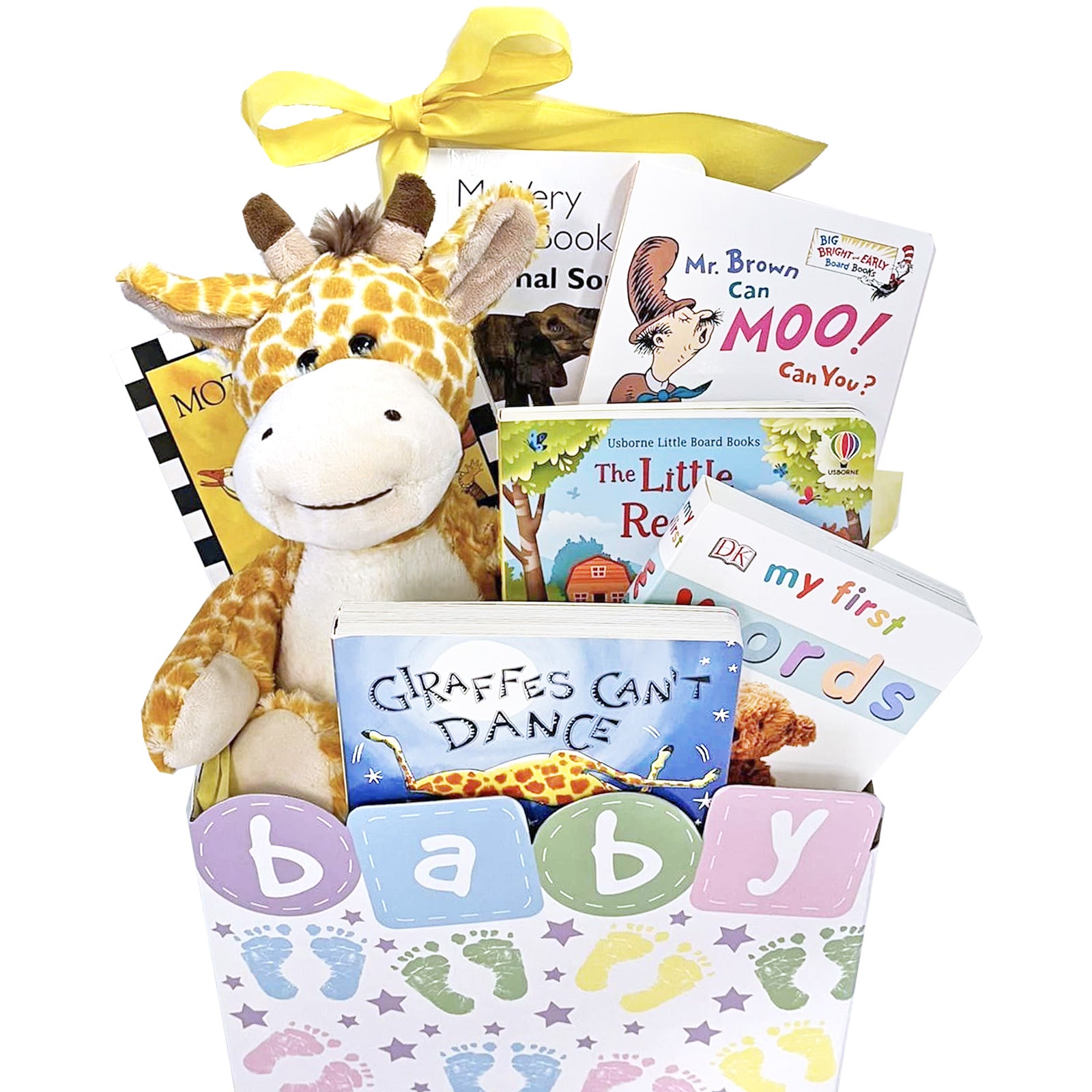 Classic Baby Books Gender Neutral Gift Basket for Newborn Boys or Girls