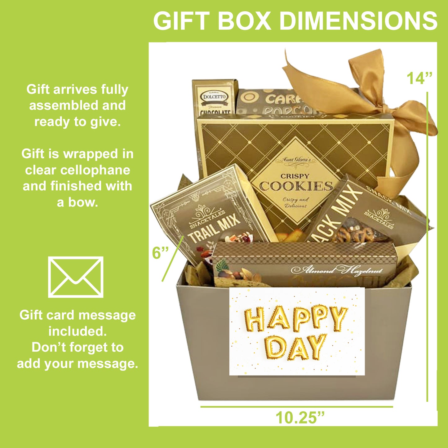 Fabulous Birthday Gift Box for Men, Women, Students, Military, Friends and Family