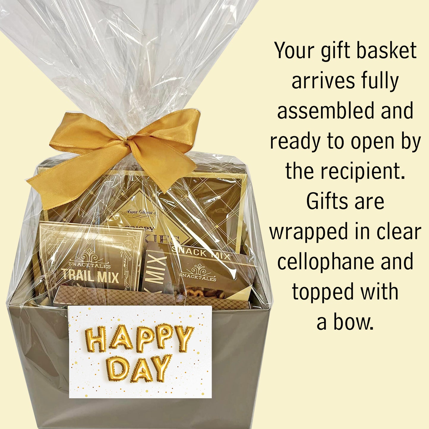 Fabulous Birthday Gift Box for Men, Women, Students, Military, Friends and Family a Snack Filled Birthday Gift Basket for Her and for Him