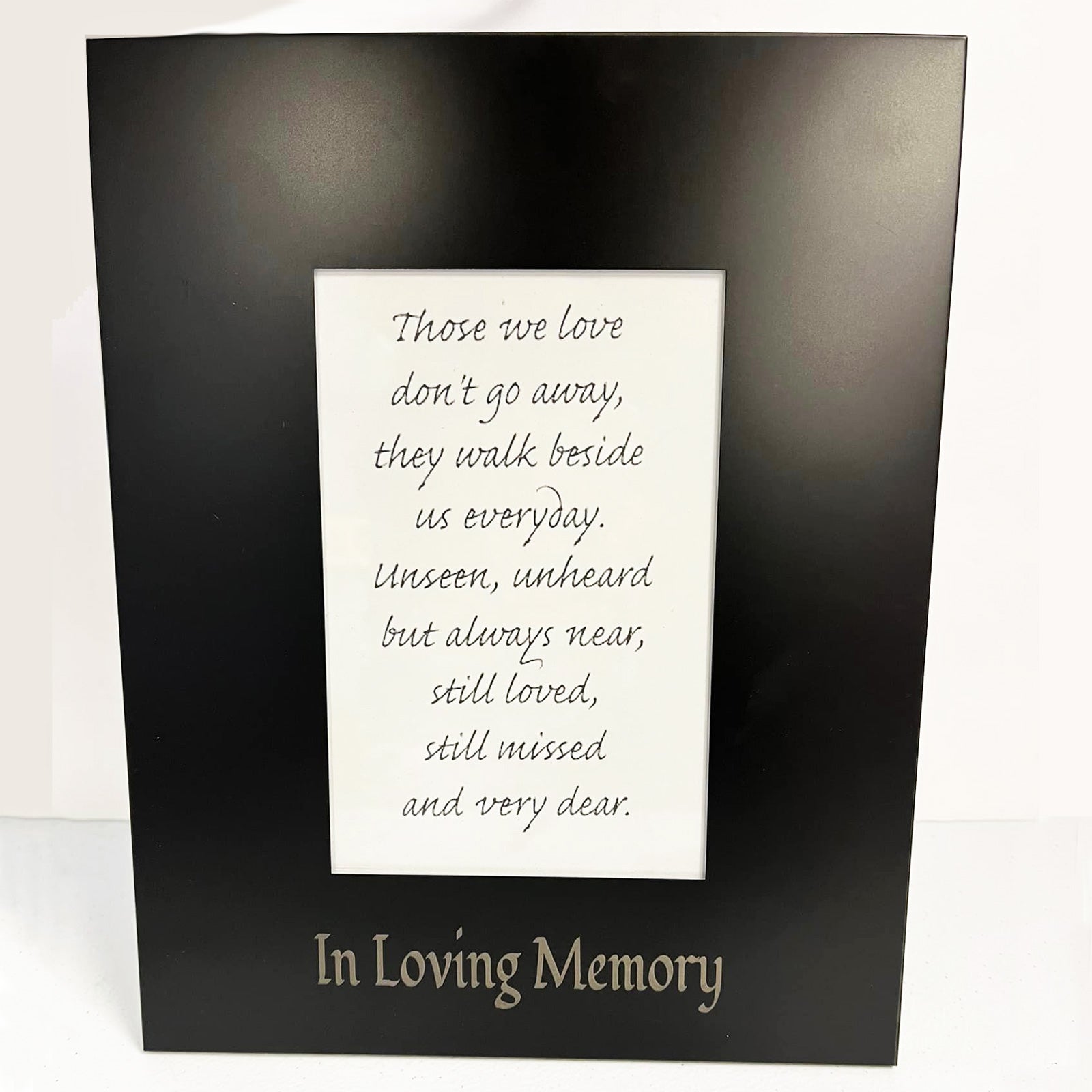 Remembering with Love Sympathy Gift with Frame and Gourmet Food for Sending Condolences for the Loss of a Loved One