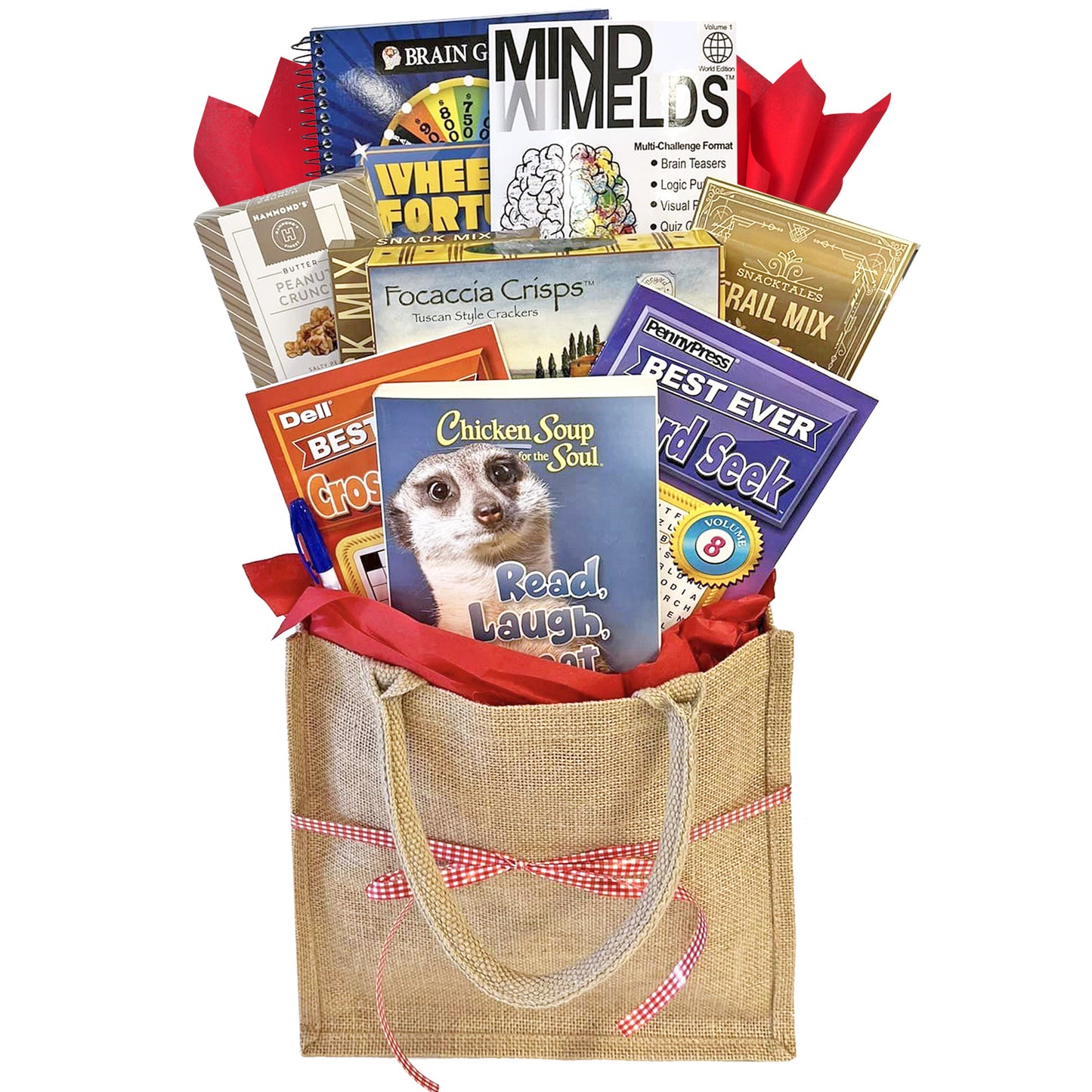 Fun and Games Get Well Gift Basket