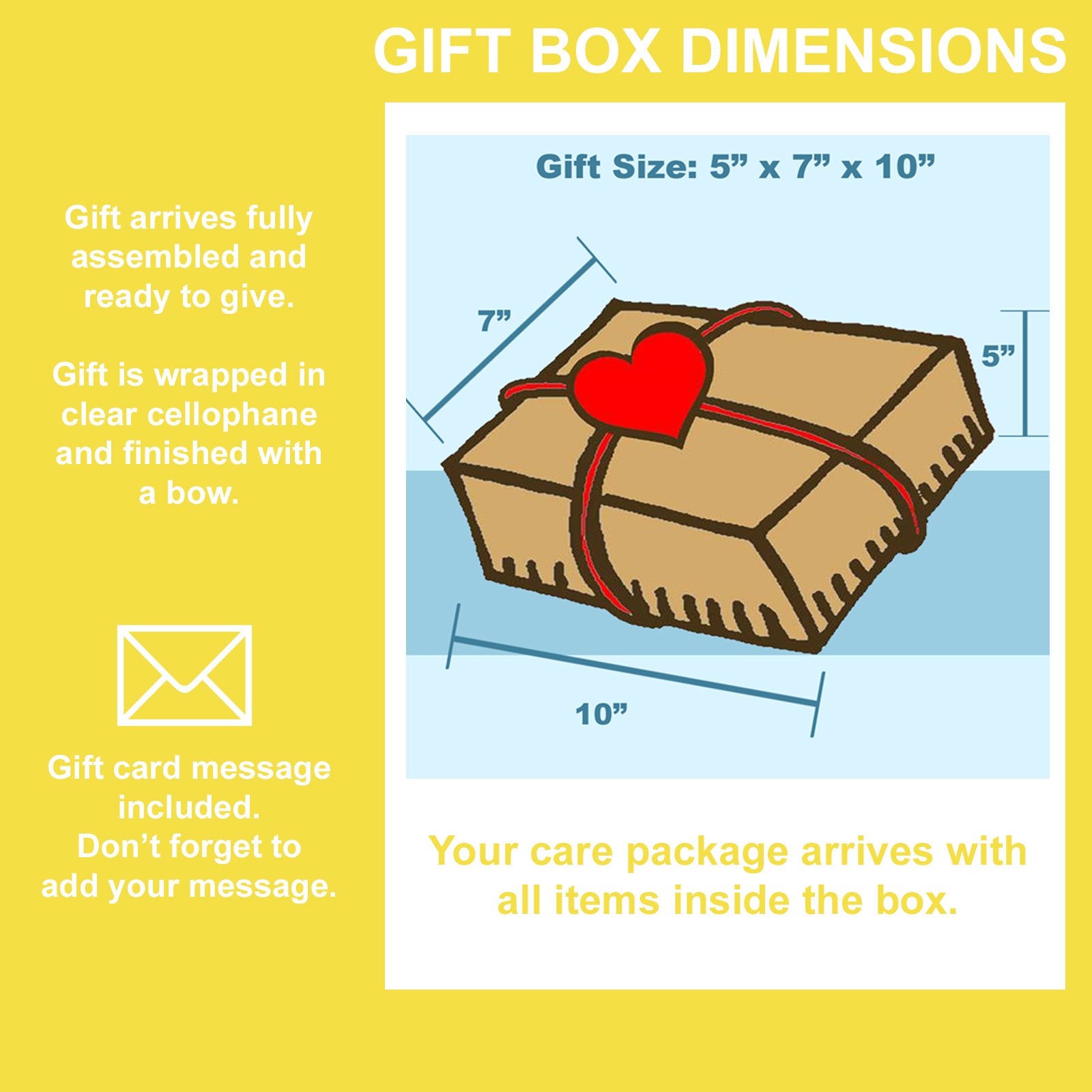 Get Well Care Package for Men, Women, Students, Military, Friends and Family Gift Box has Food and Diversions for After Surgery, Recovery, Illness, Thinking of You