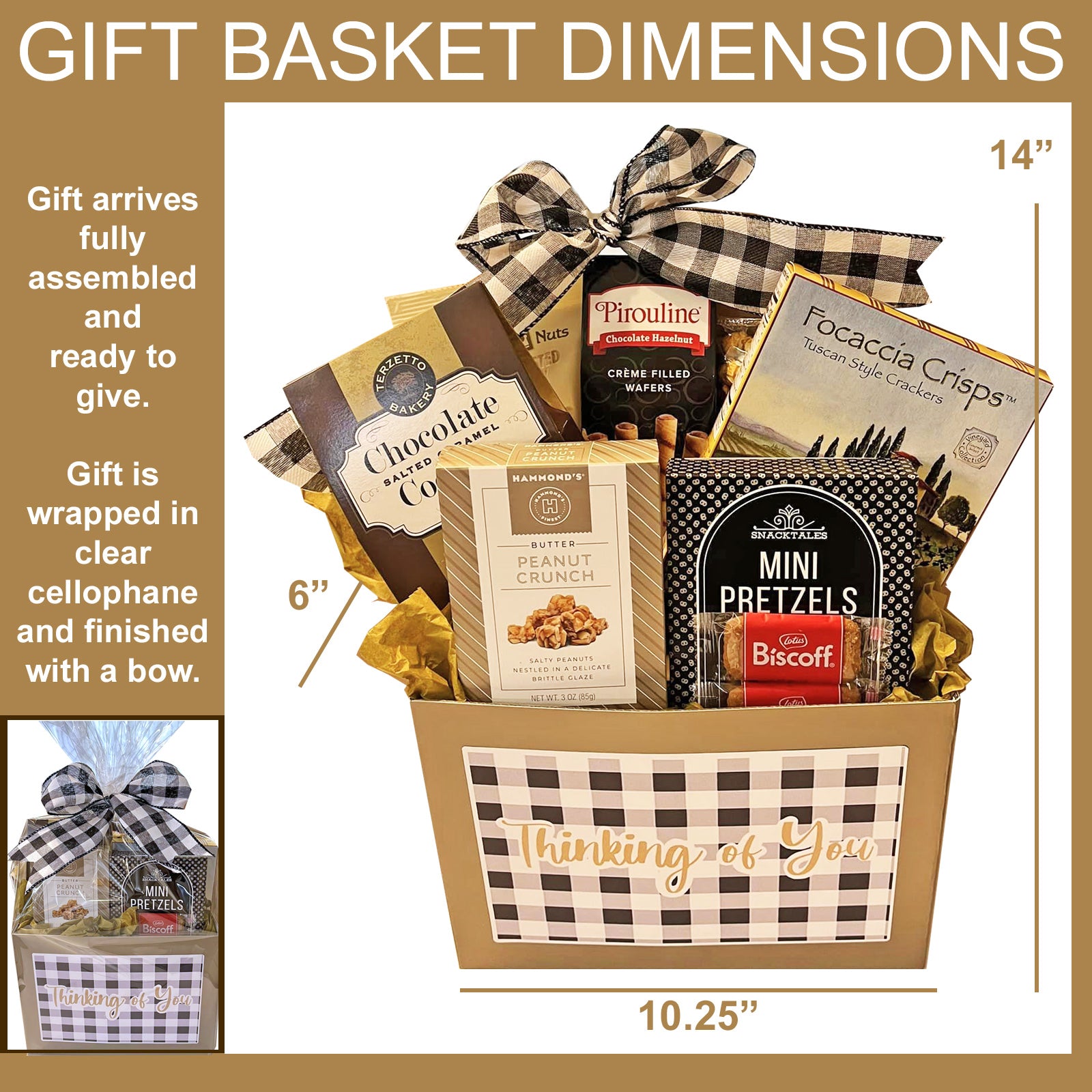 Men's Sympathy Gift Box for Sending Condolences on the Loss of a Loved One a Gourmet Gift for Men with Nuts, Cookies and Snacks to Deliver Support to Men who are Grieving