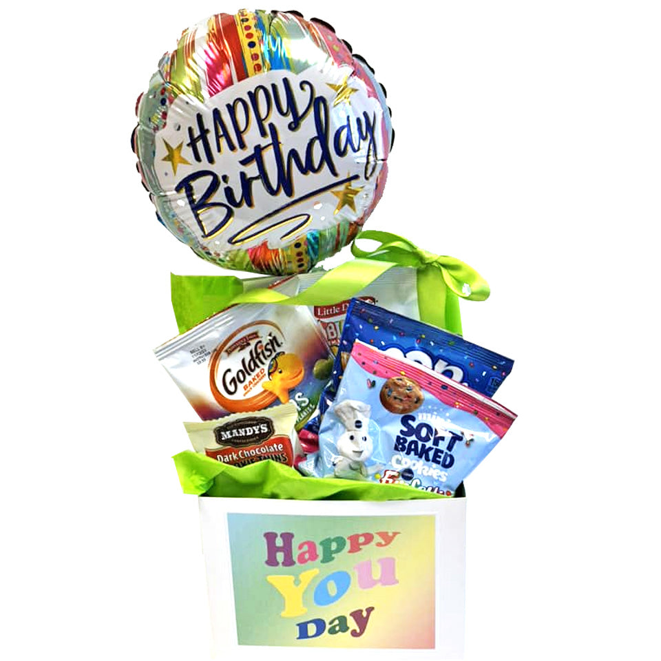 Happy You Day Fun Birthday Gift Box for Kids, Teens, College Students, Men and Women Unisex Design for All Ages