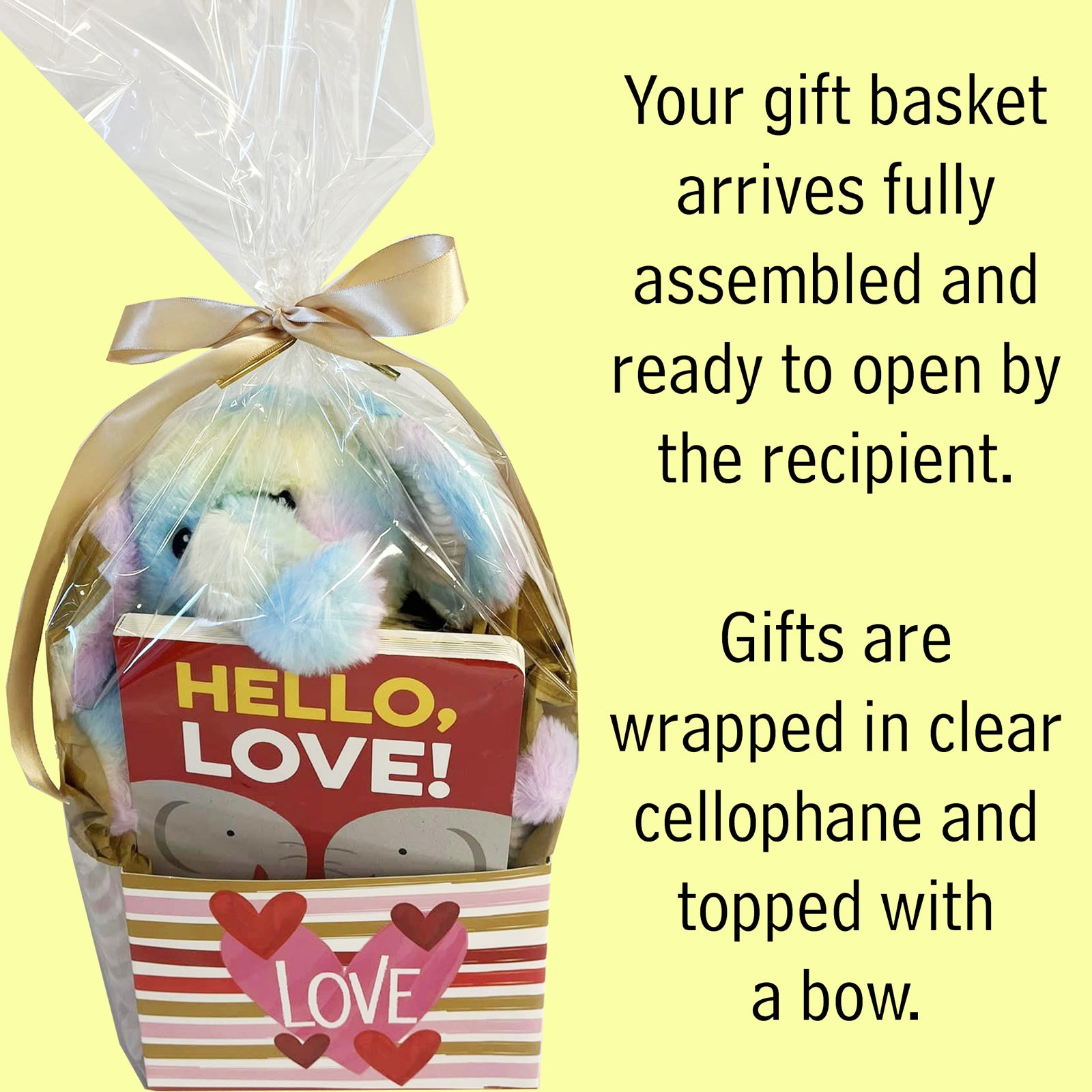 Hello Love! Baby Gift Set with Book and Plush