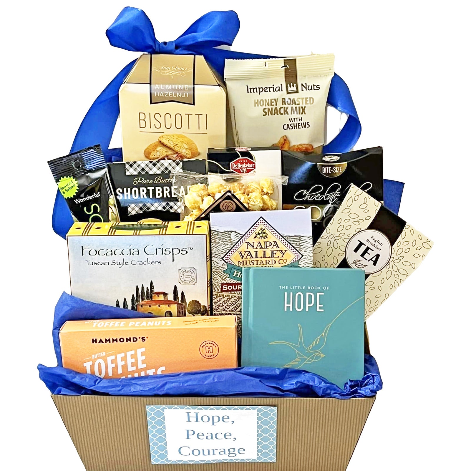 Bereavement Gourmet Sympathy Gift Basket for Sending Condolences