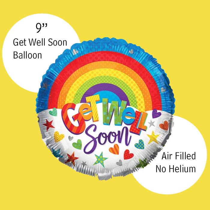Kids Get Well Gift Box for Boys and Girls Ages 3 to 10 with Activity Books, Snacks and Balloon