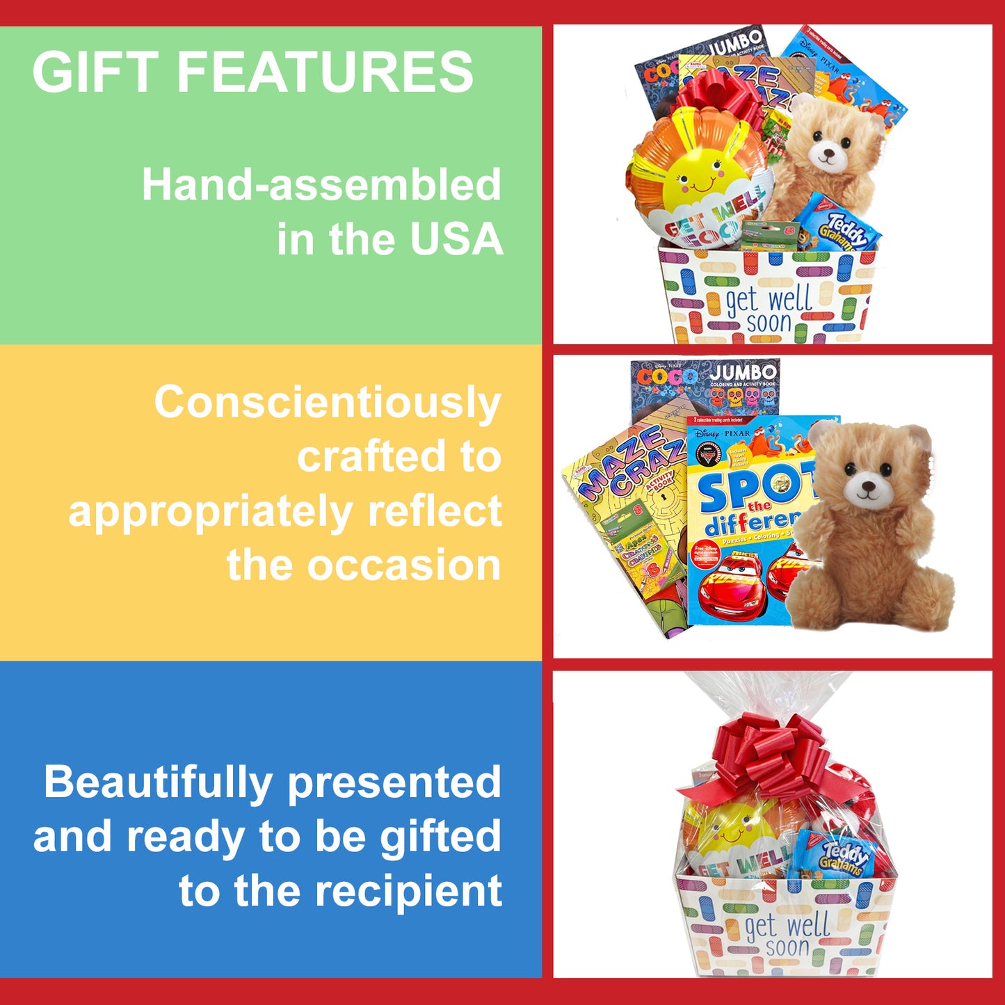 Kids Get Well Gift Box for Boys and Girls Ages 3 to 10