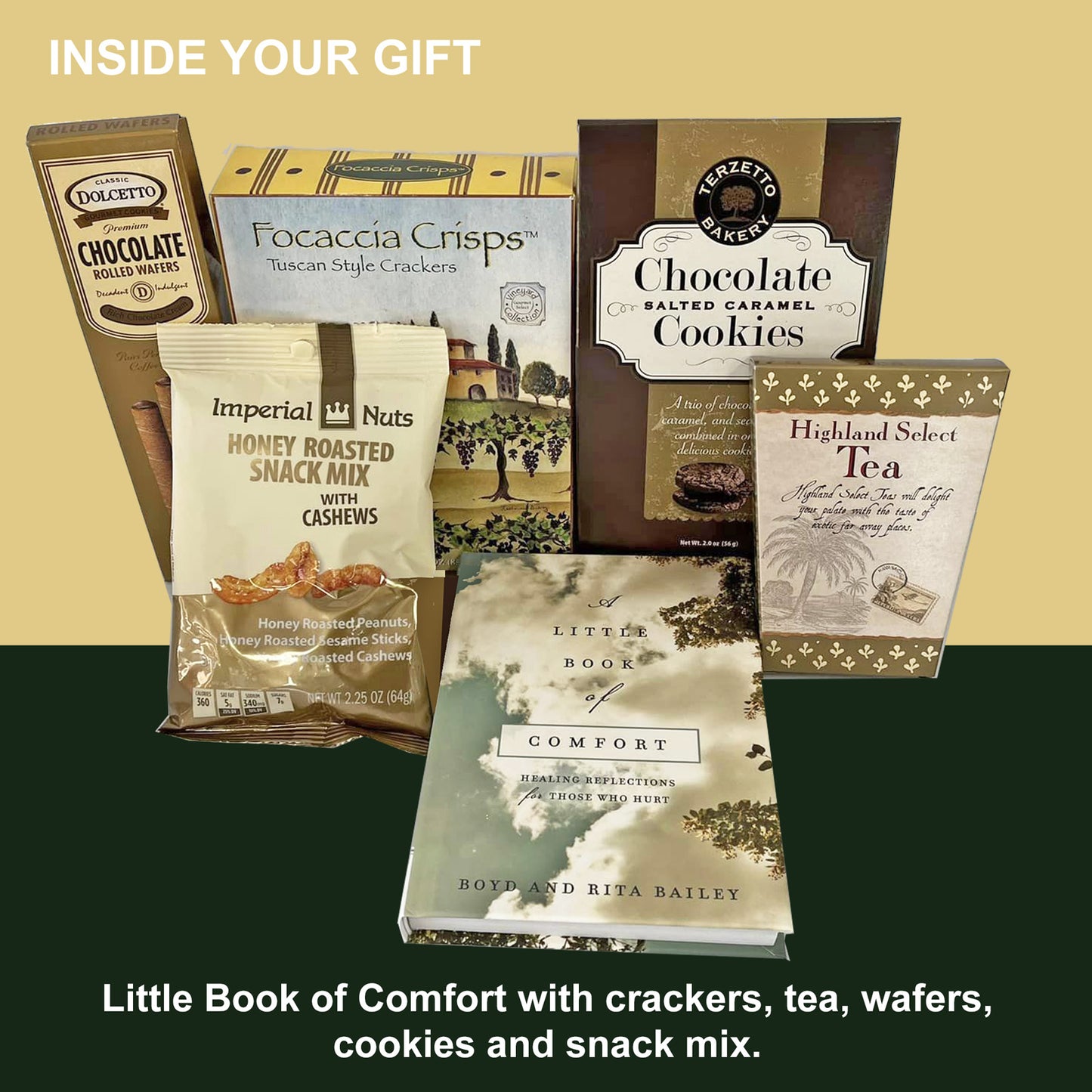 Little Book of Comfort Christian Gift Basket Shows You Are Thinking of Them During a Difficult Time