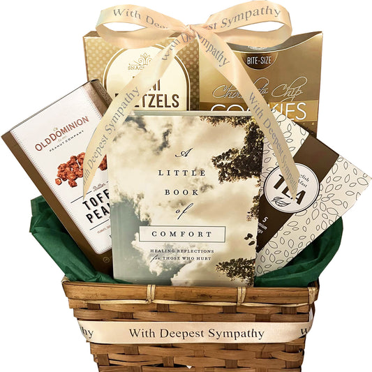 Little Book of Comfort Sympathy Gift Basket for Sending Support