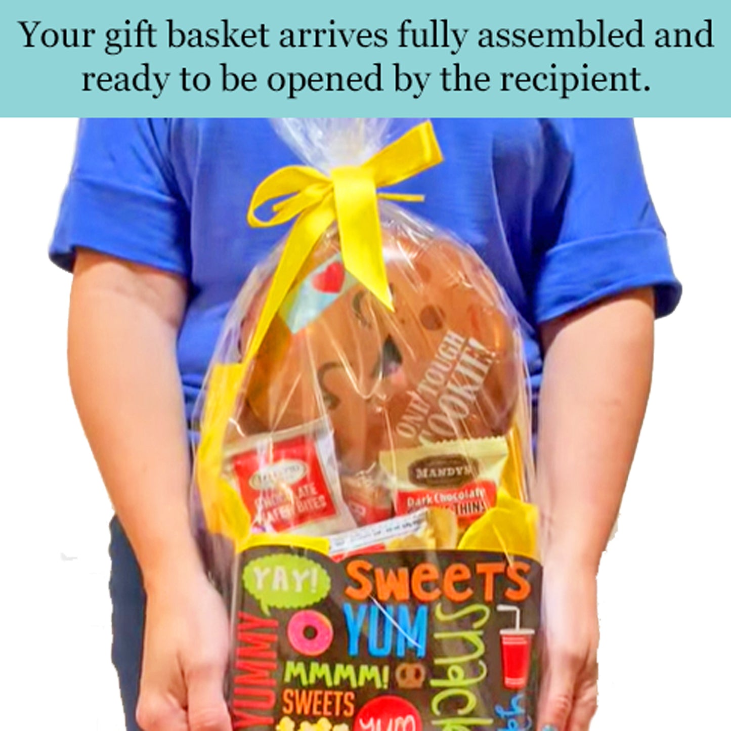 One Tough Cookie Gift Box for Adults, Teens, Kids Unisex Design for After Surgery, Recovery, Illness, Thinking of You, Get Well Soon