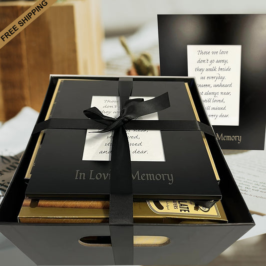 Remembering with Love Sympathy Gift with Frame and Gourmet Food for Sending Condolences for the Loss of a Loved One