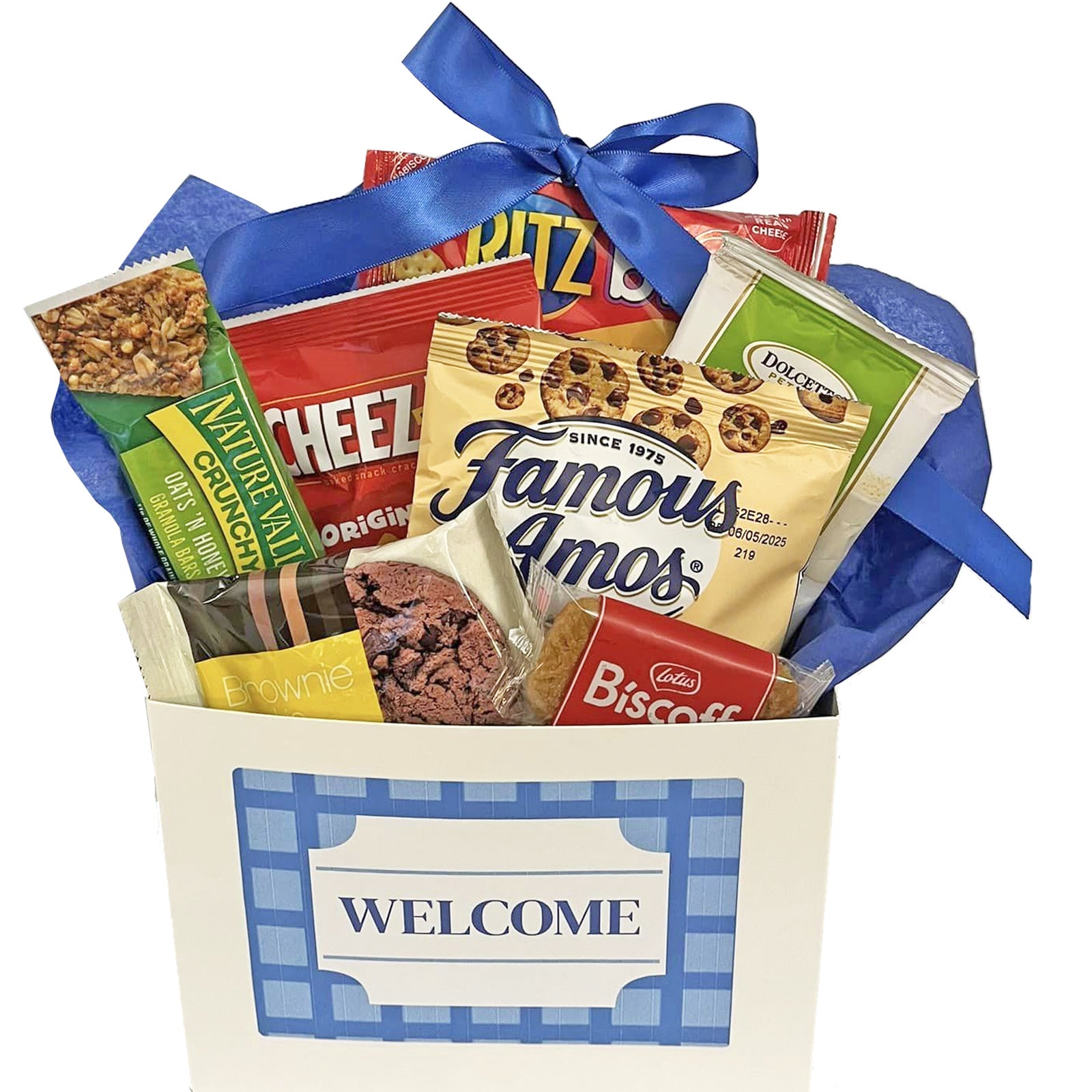 Unisex Snack Filled Welcome Gift Box for Guests, Homeowners, Employees, Attendees