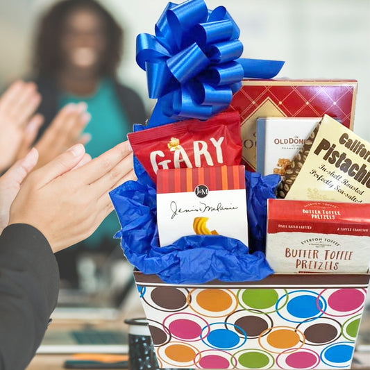 Delightful Thank You Gift Box with a Variety of Snacks