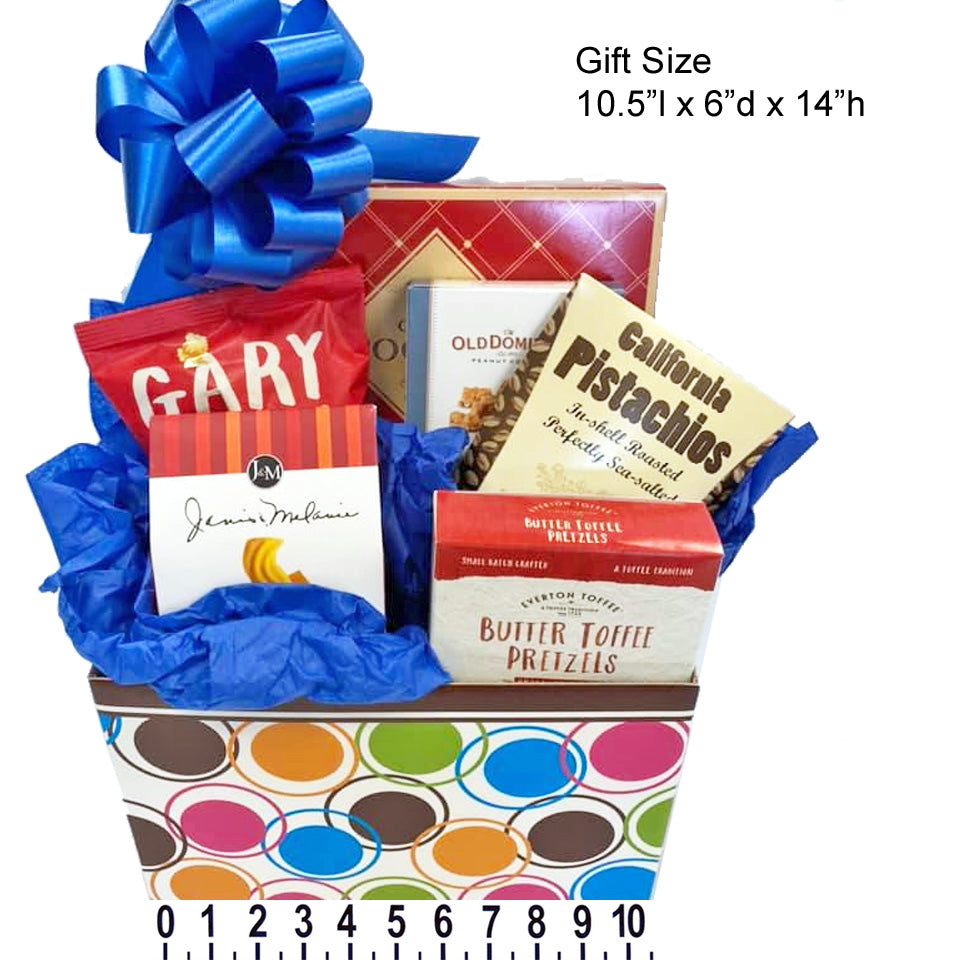 Delightful Thank You Gift Box with a Variety of Snacks