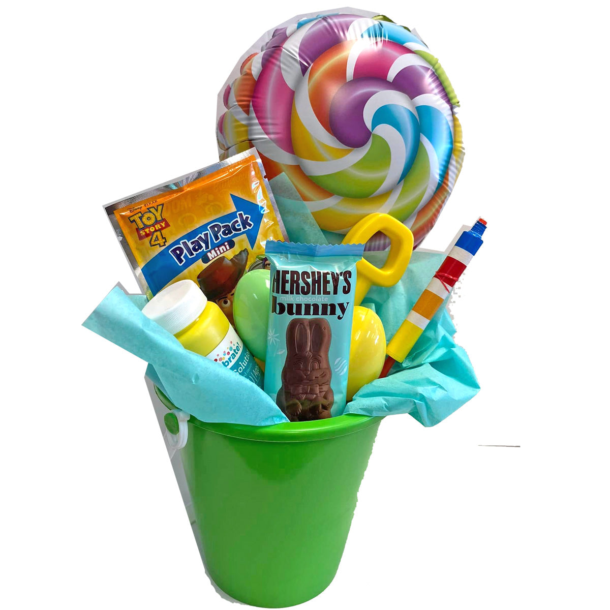 Spring Kids Easter Sand Pail for Boys or Girls Ages 3 to 11