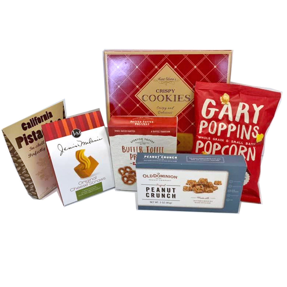 Delightful Thank You Gift Box with a Variety of Snacks