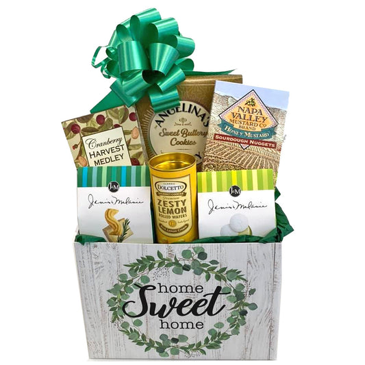 Home Sweet Home Grand Gift Box with Cookies and Snacks