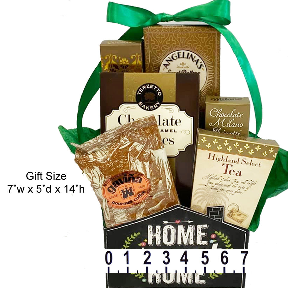 Home Sweet Home Petite Gift Box for Housewarming, Hostess Gift Giving