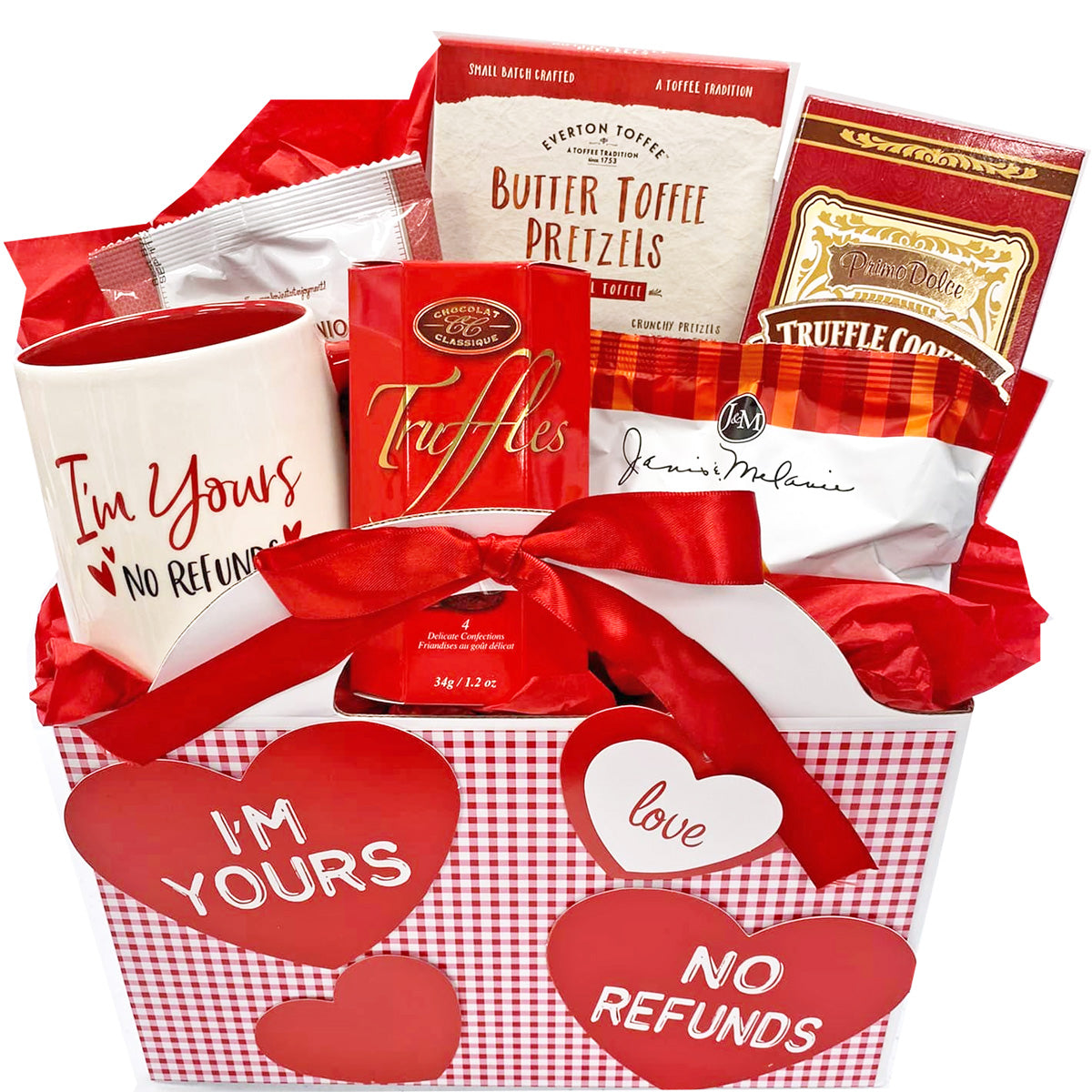 Heart Full of Love Valentine Gift Basket