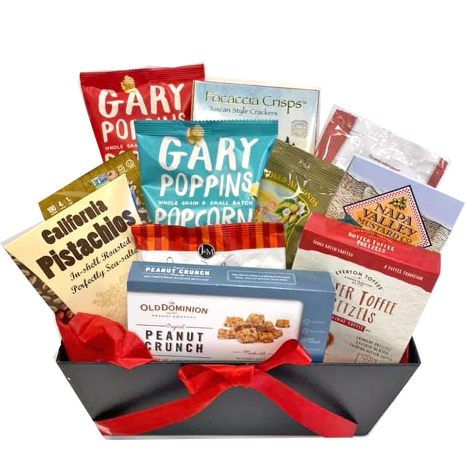 Snacktastic Thank You Gift Basket for Showing Appreciation